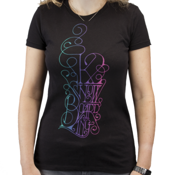 K2 Script Black Women's T-SHIRT