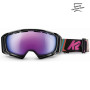 K2 SIRA - Gloss Black/Blue Pink TRIPIC MIRROR Women's Goggles