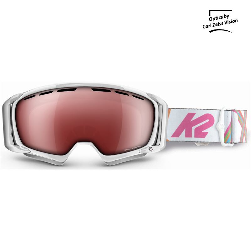 K2 SIRA - Gloss white/Verm.Methane TRIPIC MIRROR Women's Goggles