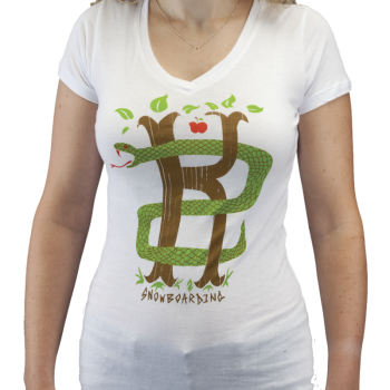 K2 Snake White Women's T-SHIRT