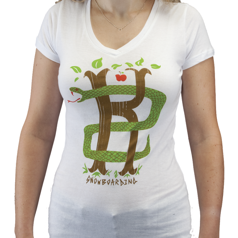K2 Snake White Women's T-SHIRT