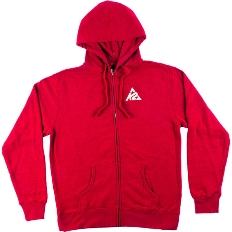 K2 TRIANGLE Red FZ Hoodie