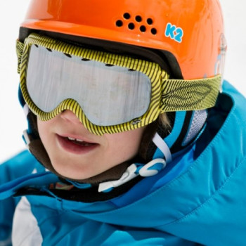 K2 ILLUSION Orange 2 KID'S HELMET
