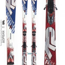 K2 APACHE INTERCEPTOR Skis + Marker M2 11.0 TC Bindings