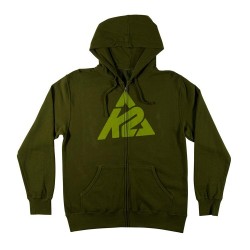 K2 BRANDED FULLZIP HOODY Army ΦΟΥΤΕΡ