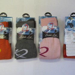 K2 BURNIN LUV SKI SOCKS WOMENS Rose