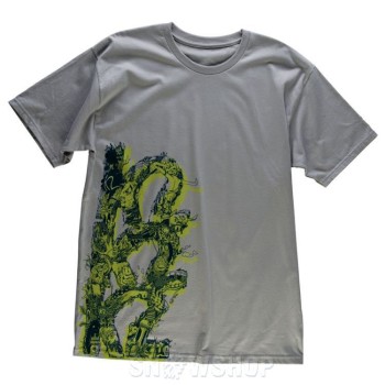 K2 JUNK SHOW Silver SLIM T-SHIRT K2 JUNK SHOW Silver SLIM T-SHIRT