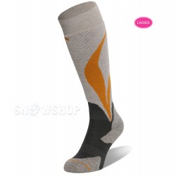 K2 LOTTA LUV SKI SOCKS Grey/Orange  ΓΥΝΑΙΚΕΙΕΣ