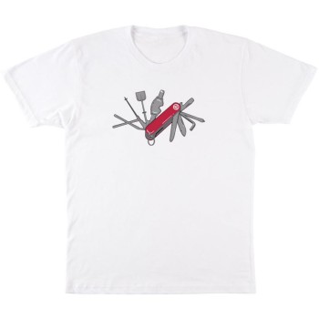 K2 Pocket Knife White T-SHIRT K2 Pocket Knife White T-SHIRT