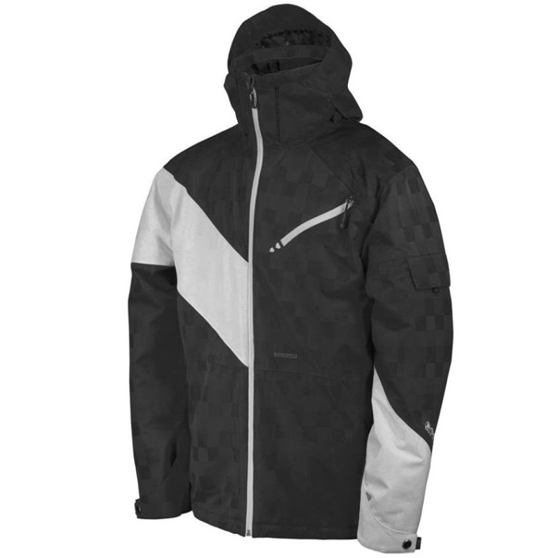 LIQUID AXON Black/White Men's Jacket