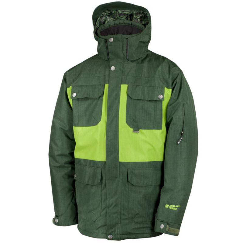 LIQUID THOMSON Duffle Green Men's Jacket