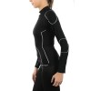 MICO 1841 Women's Long sleeve shirt Skintech Warm Skin- Black