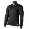 MICO 3601 Unisex long sleeves round neck shirt - Black