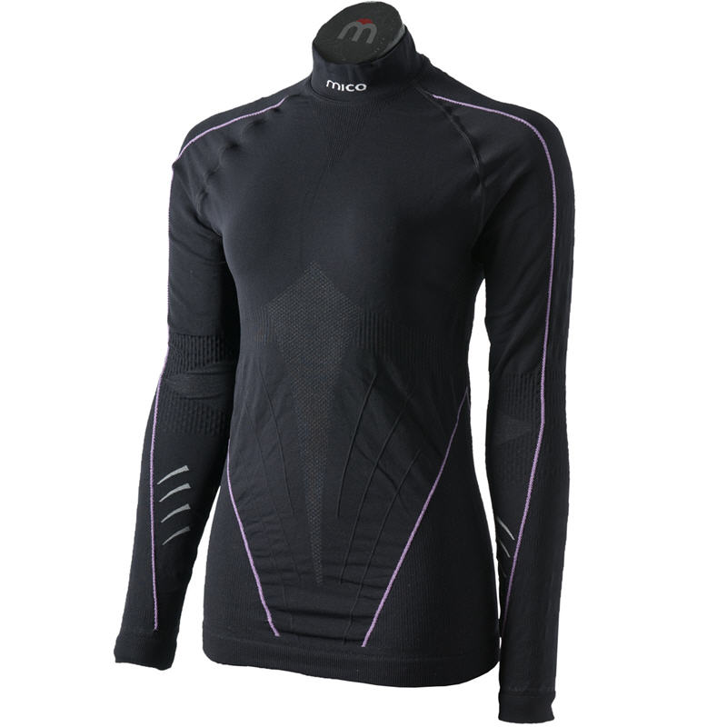 MICO 1691 Black SKINTECH Women's Thermal LS Shirt