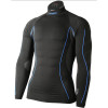 MICO 1790 BlacK/Cobalt SKINTECH Men's Thermal Underwear