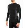 MICO 1790 BlacK/Cobalt SKINTECH Men's Thermal Underwear