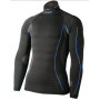 MICO 1790 BlacK/Cobalt SKINTECH Men's Thermal Underwear