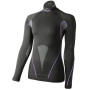 MICO 1791 Blacκ/Violet SKINTECH Women's Thermal LS Shirt