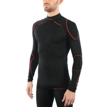 MICO 1840 - Men's Long sleeve shirt Skintech Warm Skin - Black