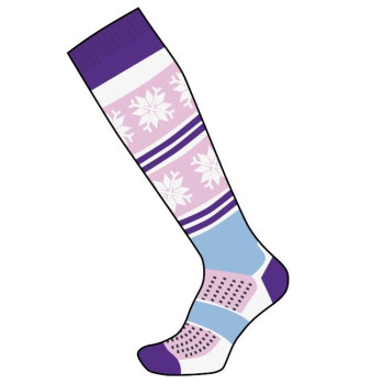 MICO 2696 Lilac Kids Ski Socks