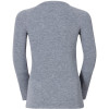 MICO 2775 Kids long sleeves round neck shirt - Grey melange