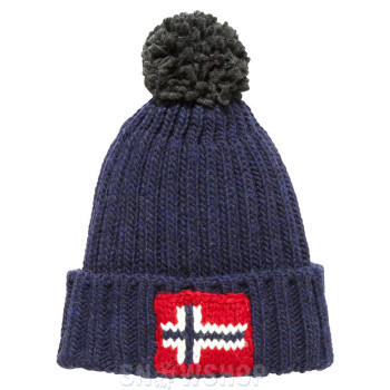 NAPAPIJRI SEMIURI Blue Beanie
