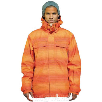 PLANET EARTH FADED FLANNEL Sunburst Orange Men's Jacket