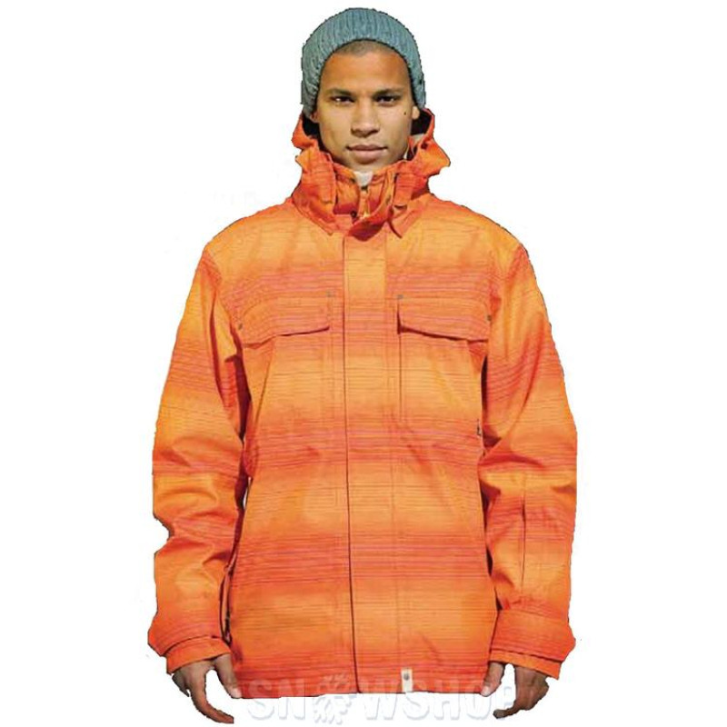 PLANET EARTH FADED FLANNEL Sunburst Orange Men's Jacket