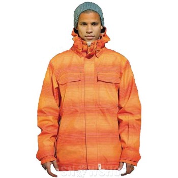 PLANET EARTH FADED FLANNEL Sunburst Orange Men's Jacket