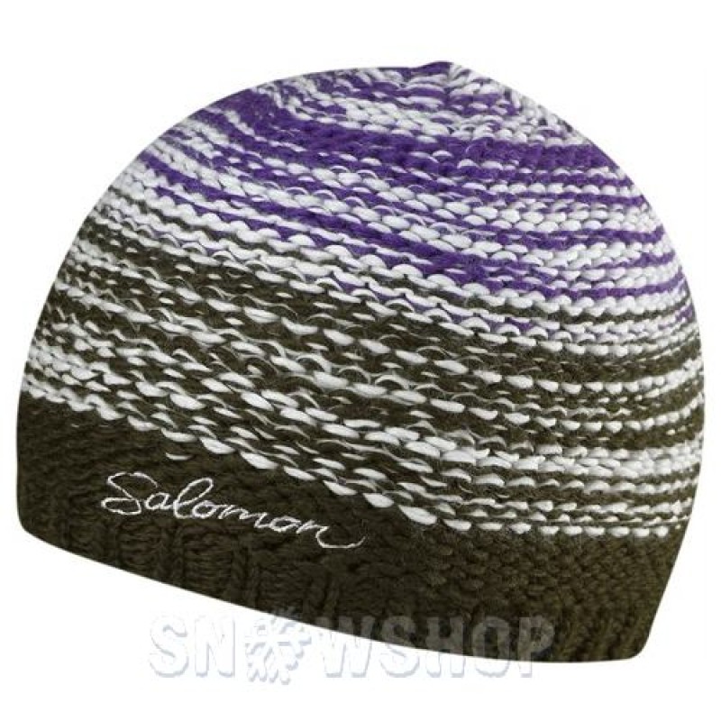SALOMON MISS BEANIE Purple Σκούφος