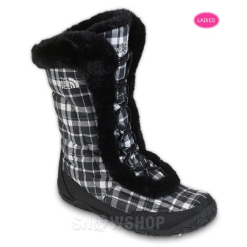 THE NORTH FACE W NUPTSE FUR IV Black/White - Boots