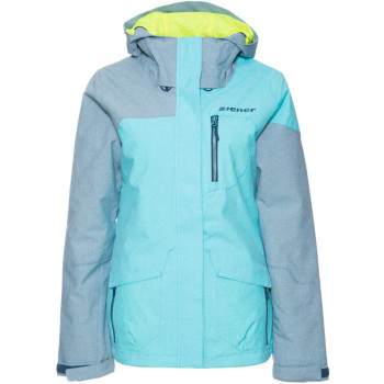 ZIENER BAHAR Waterdrop Blue Women's Jacket