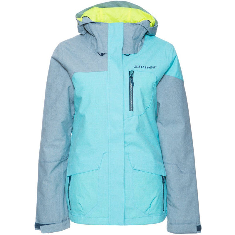 ZIENER BAHAR Waterdrop Blue Women's Jacket