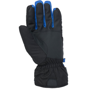 ZIENER GRISTAN Black/Kings Blue Ski Gloves