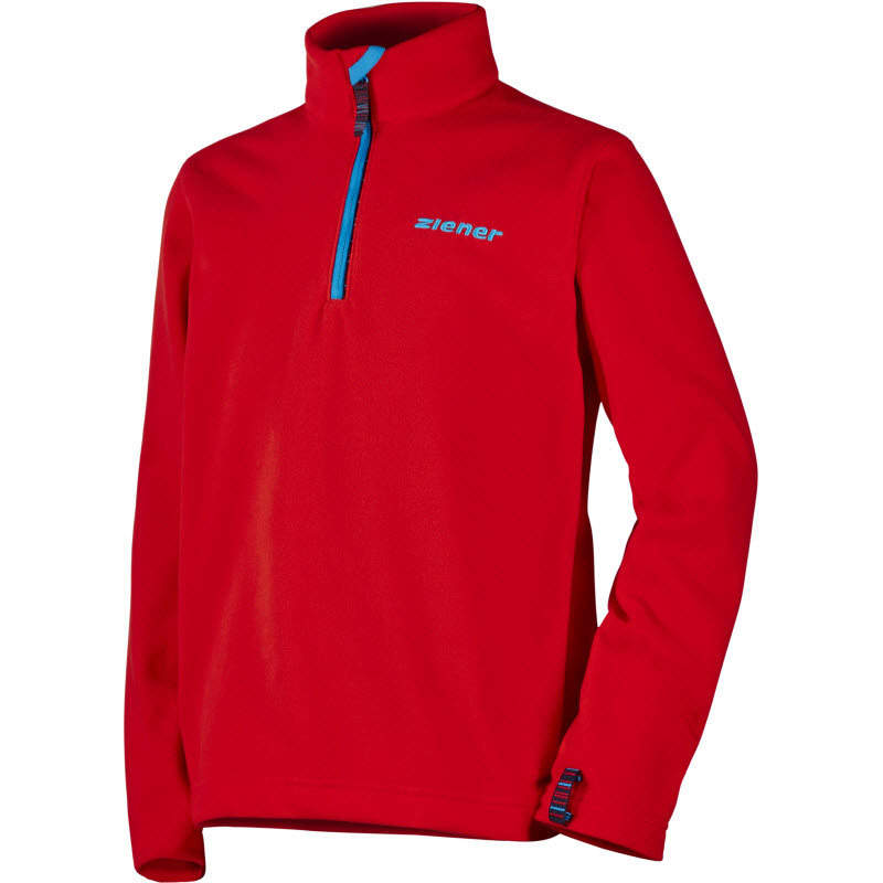 ZIENER JAMIL New Red Kid's Fleece