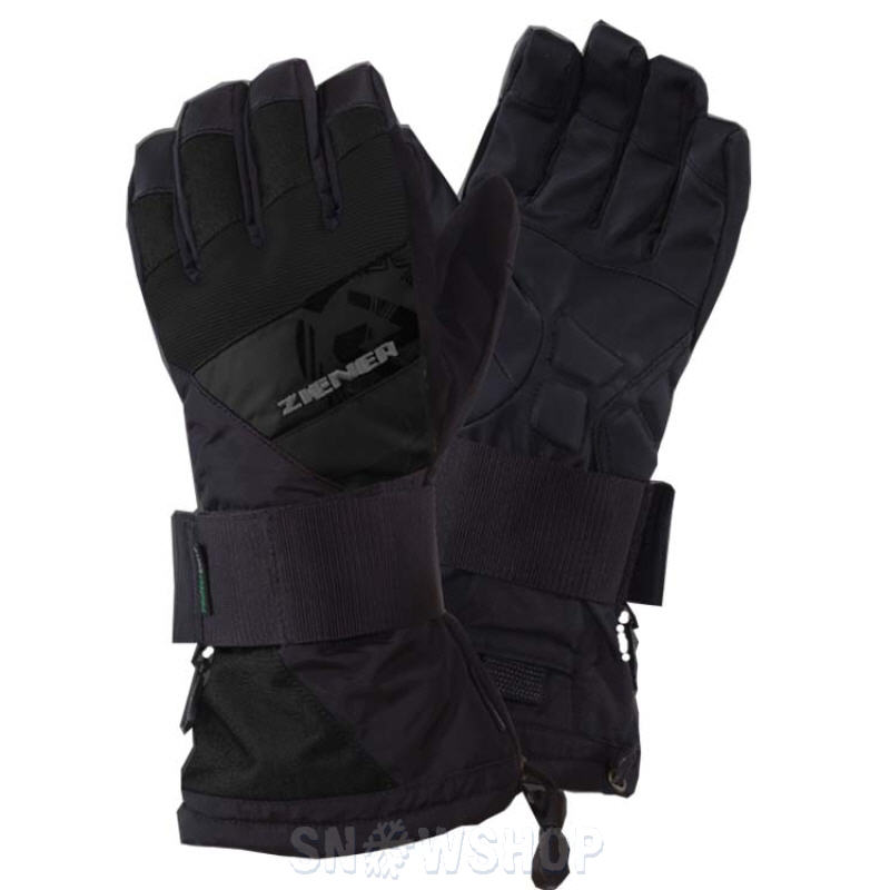 ZIENER MARSHALL AS Black Black SNOWBOARD Gloves