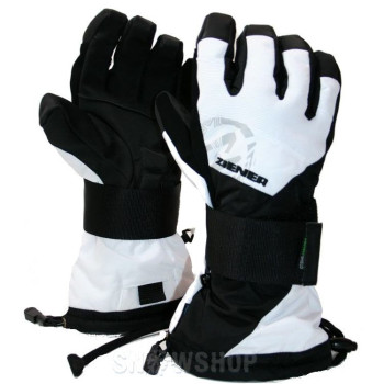 ZIENER MARSHALL AS White Black SNOWBOARD Gloves