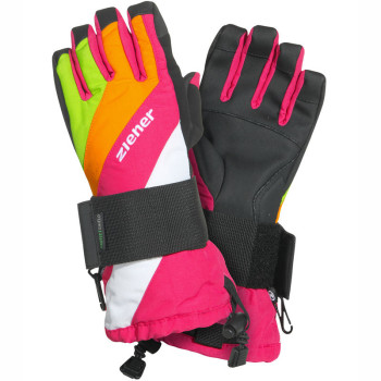 ZIENER MERVERY JR Pink Snowboard Gloves