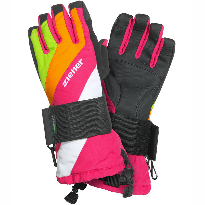 ZIENER MERVERY JR Pink Snowboard Gloves