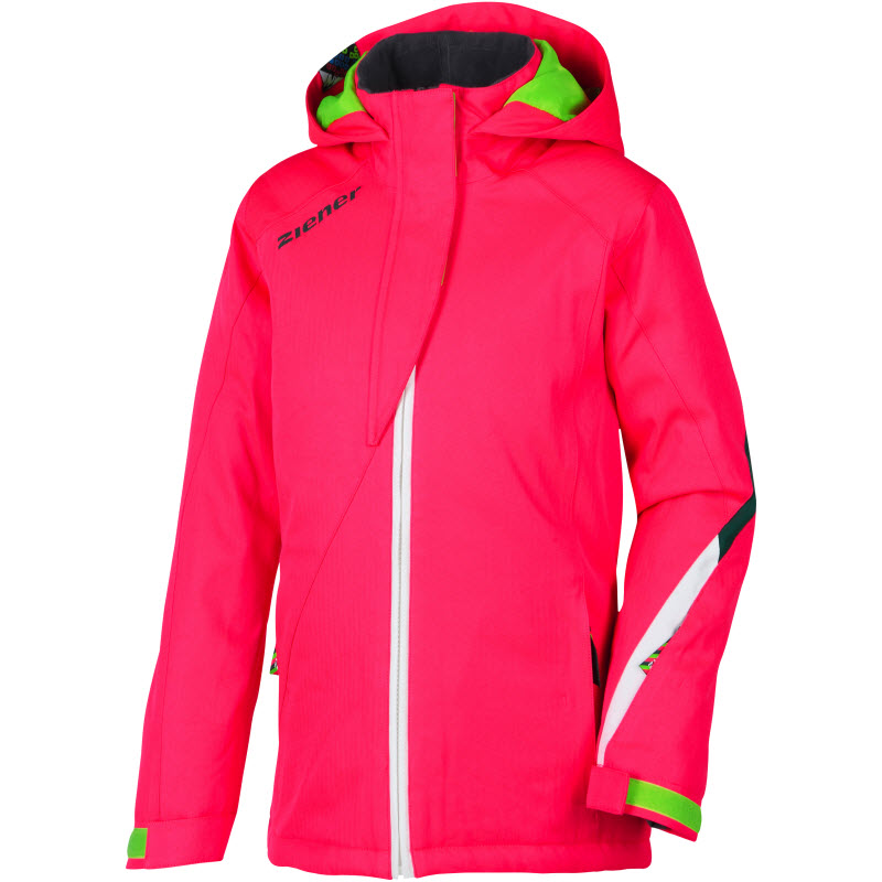 ZIENER Neon Pink Abelia HB Kid's Jacket