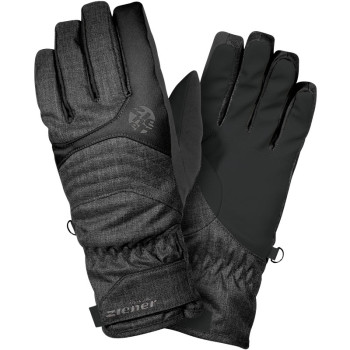 ZIENER TANGRI AS Black Women's Ski Gloves
