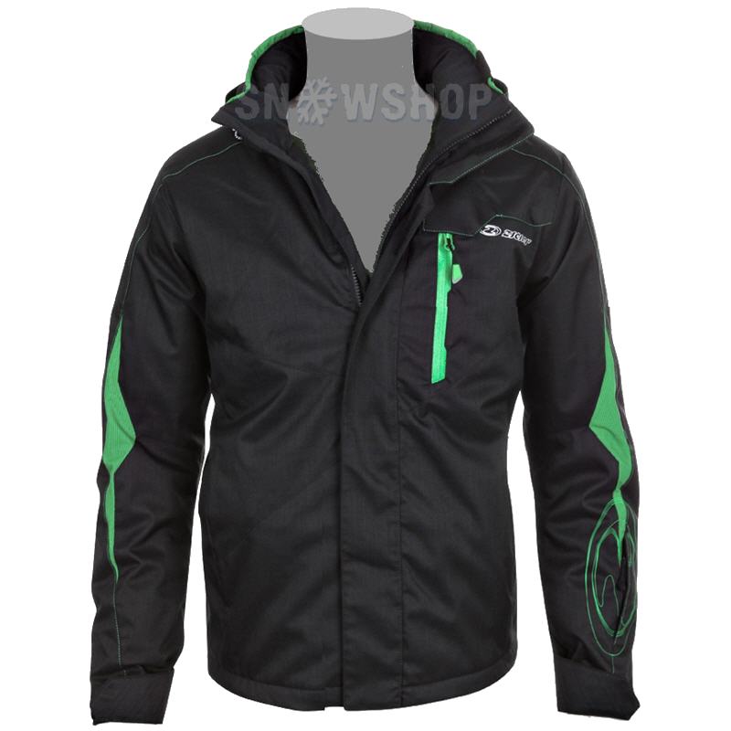ZIENER TOSHIKI  Black Green Men's Jacket