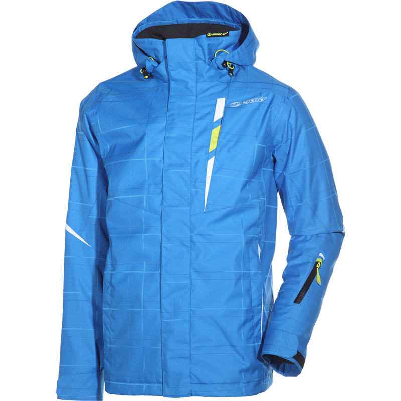ZIENER TITAN CHECK Blue Men's Jacket