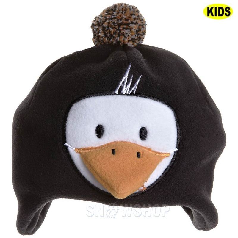 ZIENER ILLY Black KID'S BEANIE