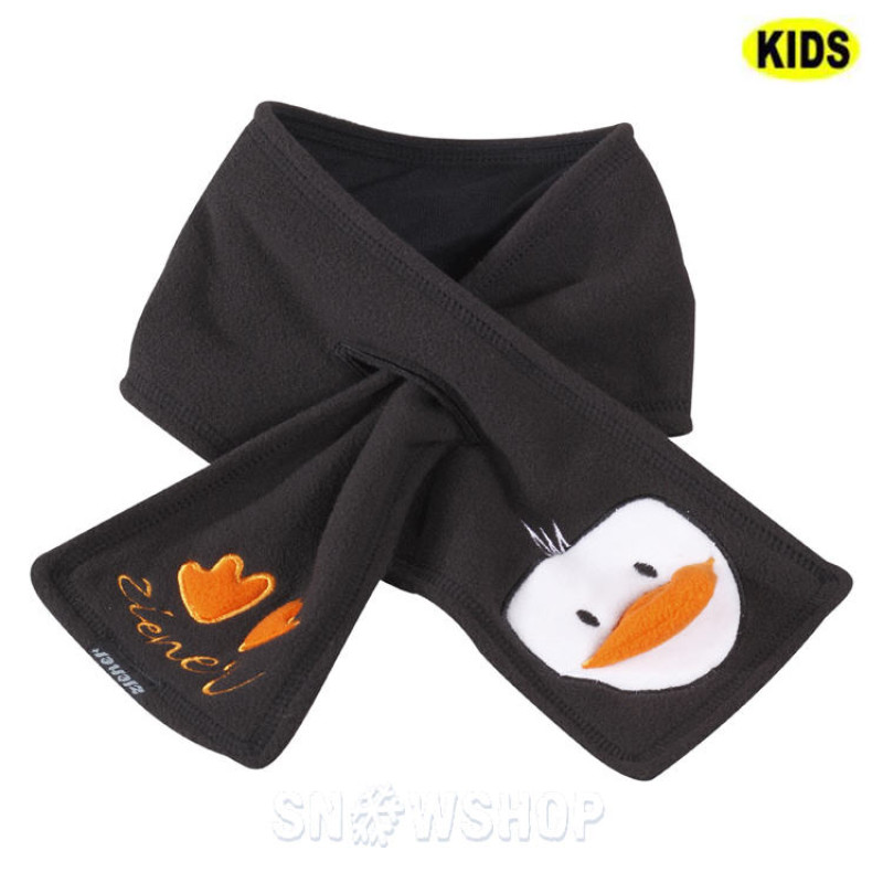 ZIENER ILLYSCARF Black KID'S
