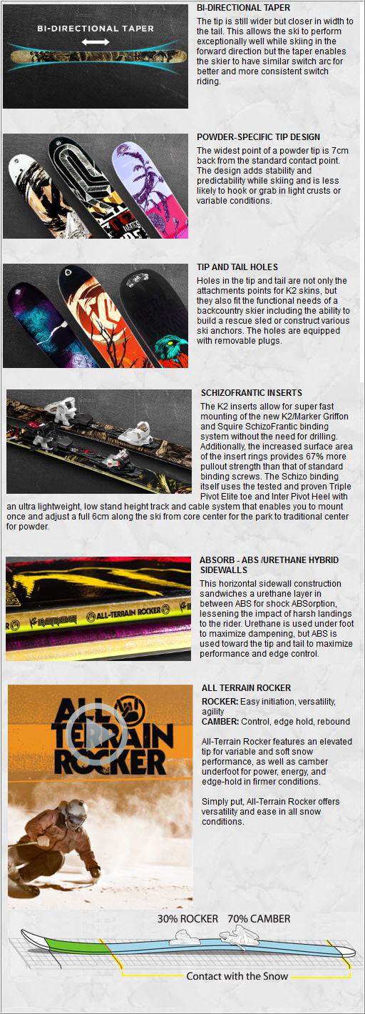 K2 IRON MAIDEN 2013 TECNOLOGY