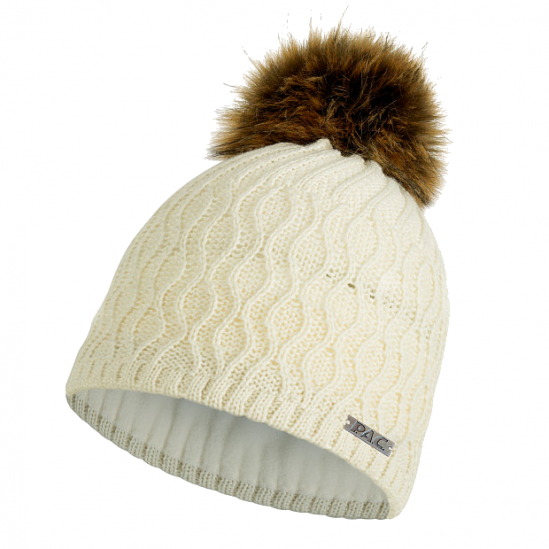 P.A.C. Kids Kisala Pom Beanie - Παιδικός Σκούφος - Nature