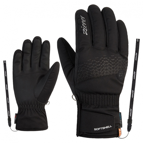 ZIENER KEONA AS® PR SOS-ID - Γυναικεία Γάντια Ski - Black