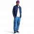 Burton Favorite Long Sleeve - Ανδρικό πουκάμισο flannel - Deep Emerald/Imperial Purple