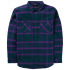 Burton Favorite Long Sleeve - Ανδρικό πουκάμισο flannel - Deep Emerald/Imperial Purple